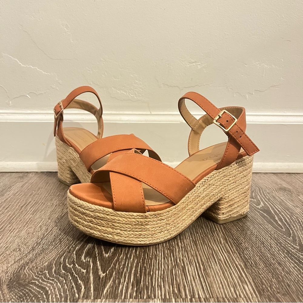 SODA espadrilles burnt orange